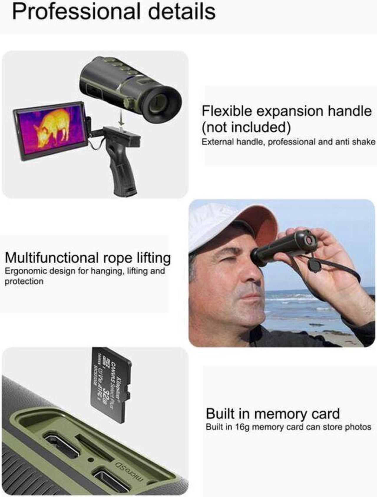 Alt view image 4 of 7 - Teslong Thermal Imaging Monocular Handheld Infrared Thermal Scope for Hunting
