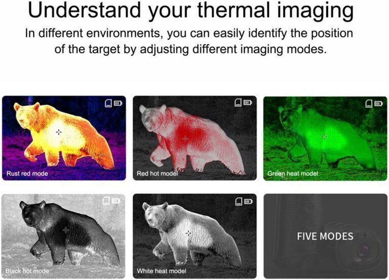 Alt view image 6 of 7 - Teslong Thermal Imaging Monocular Handheld Infrared Thermal Scope for Hunting