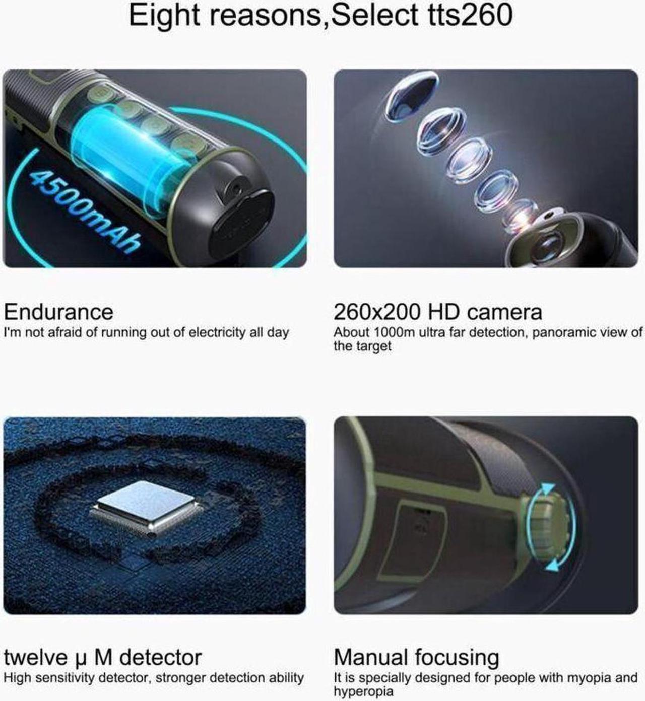 Alt view image 7 of 7 - Teslong Thermal Imaging Monocular Handheld Infrared Thermal Scope for Hunting