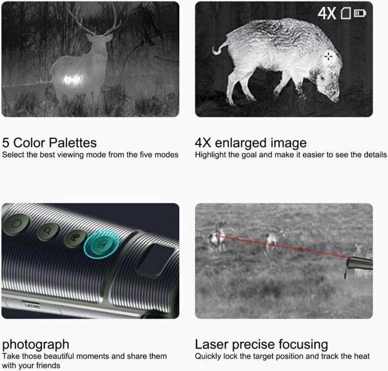 Alt view image 5 of 7 - Teslong Thermal Imaging Monocular Handheld Infrared Thermal Scope for Hunting