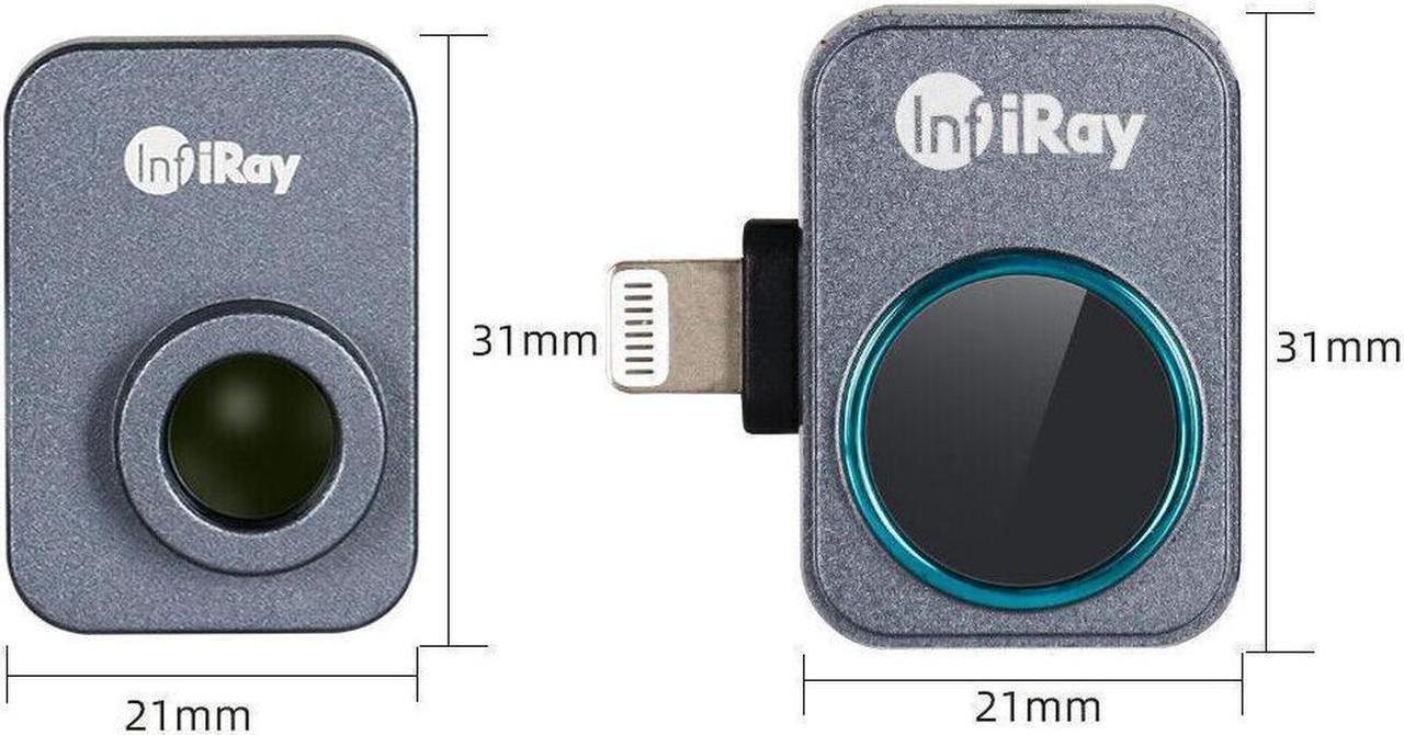Alt view image 6 of 7 - InfiRay P2 PRO IOS  Xinfrared Infrared Thermal Camera+Magnetic Macro lens P2 Pro IOS Lens