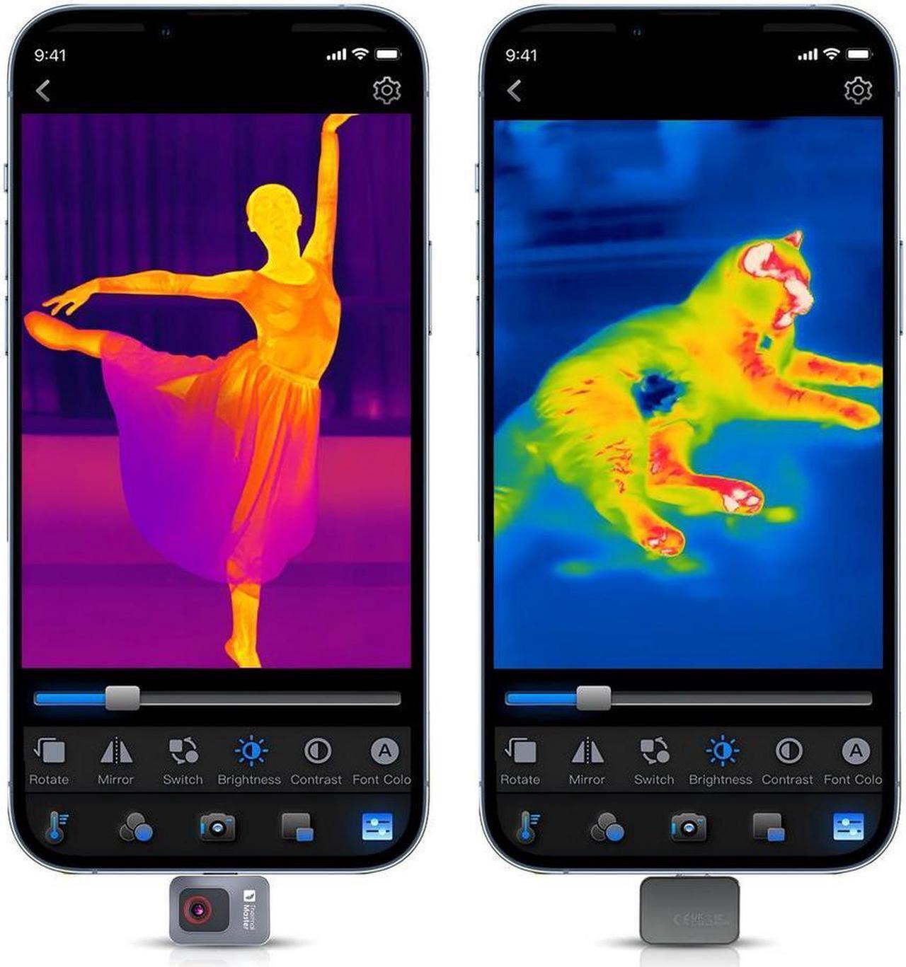 Alt view image 2 of 7 - 512×384 P2 Thermal Camera Android,1112,15x Zoom,USB-C Thermal Master Imager