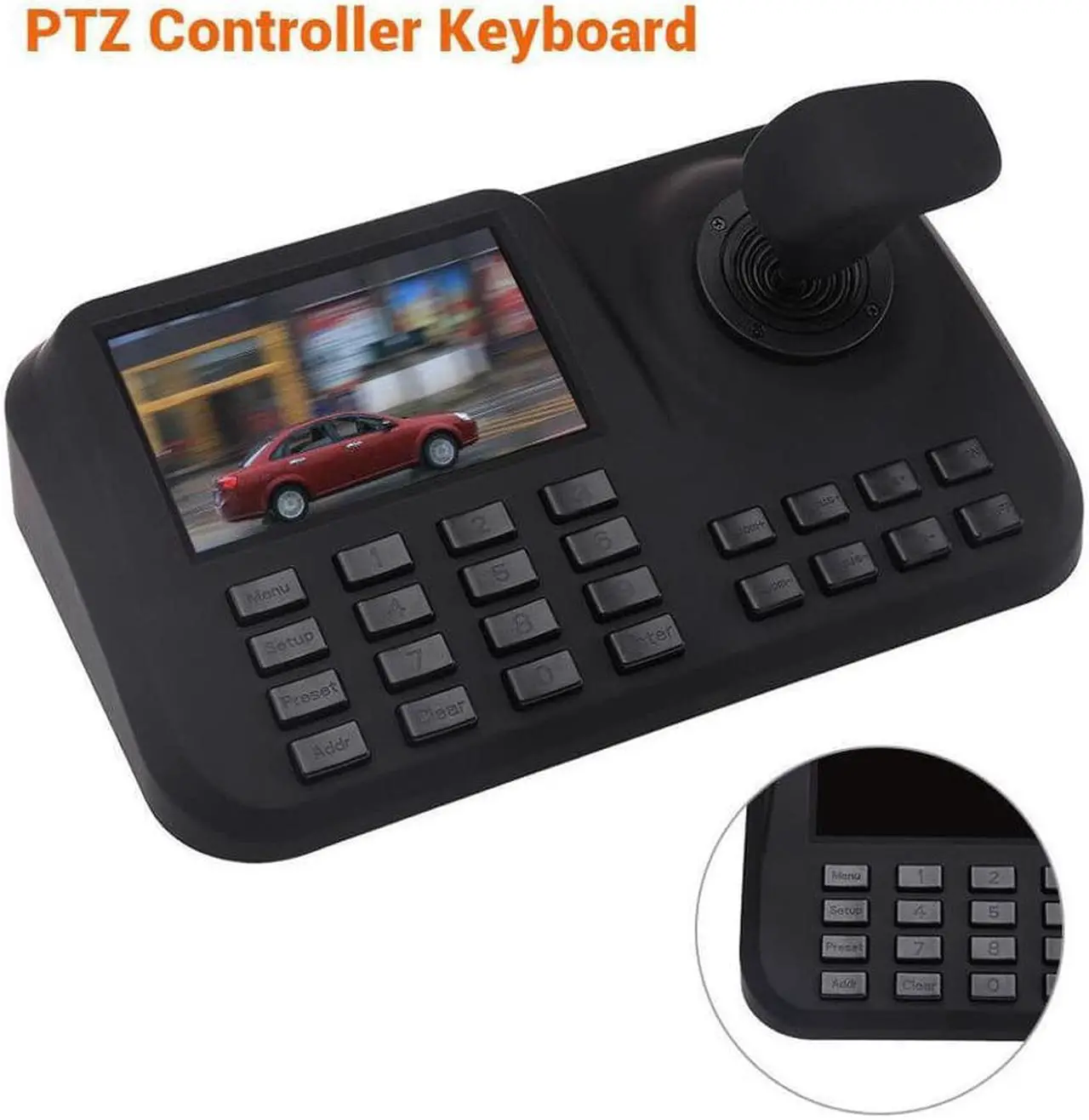Main image of 5" PTZ Keyboard Controller Joystick CCTV Security Speed For IP Camera
