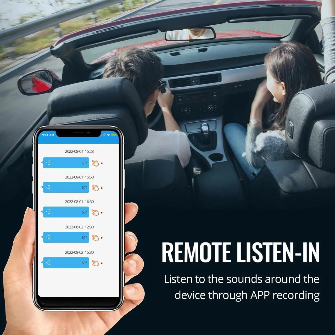 Alt view image 4 of 7 - Jimi LL301 4G Magnetic GPS Tracker With Temperature Sensor 10000mAh Battery Real-Time Tracking Voice Monitoring Locator For Cars