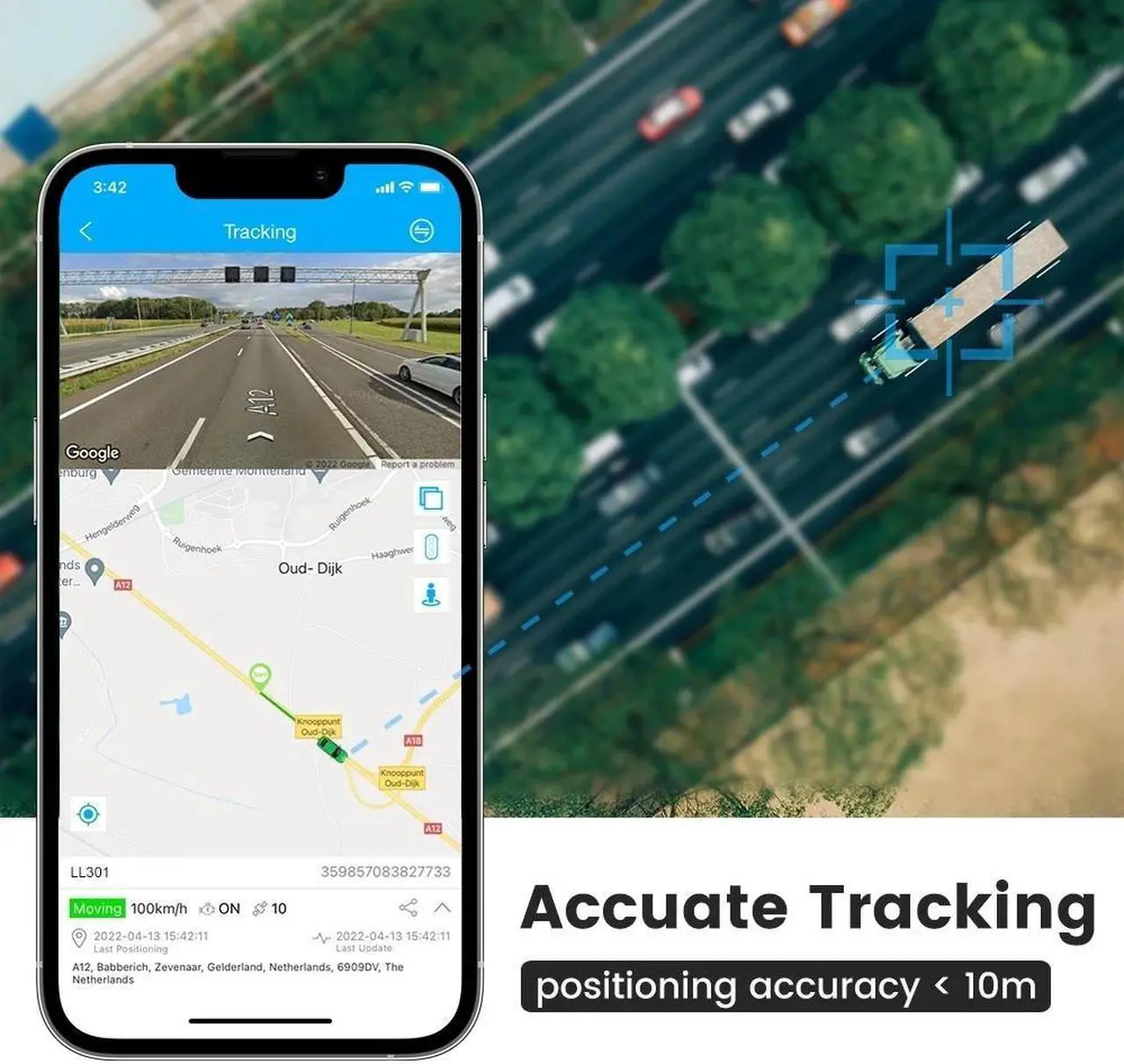 Alt view image 5 of 7 - Jimi LL301 4G Magnetic GPS Tracker With Temperature Sensor 10000mAh Battery Real-Time Tracking Voice Monitoring Locator For Cars