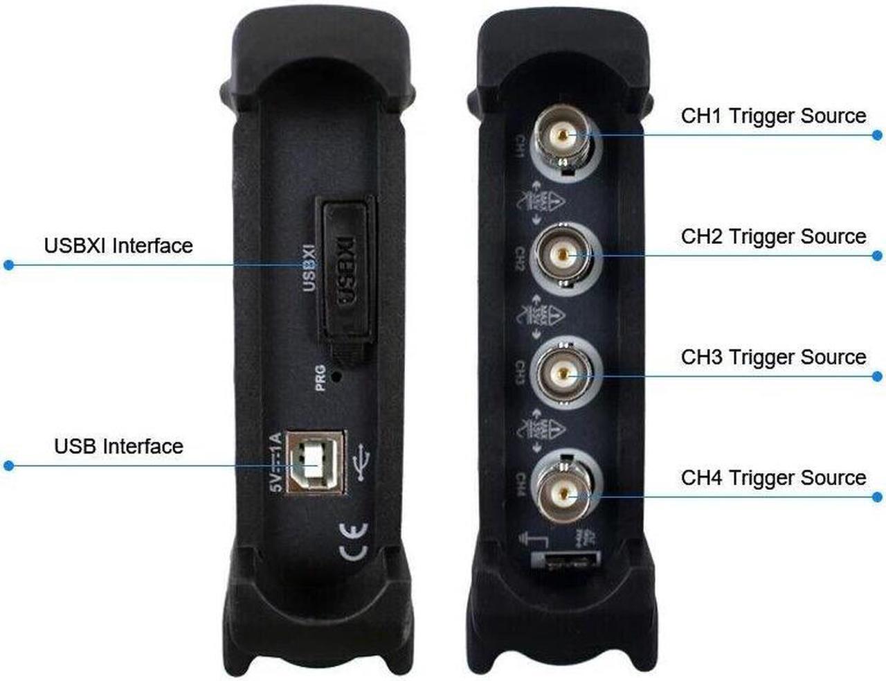 Alt view image 5 of 7 - Hantek Official 6022BE Laptop PC USB Digital Storage Virtual Oscilloscope 2 Channels 20Mhz Handheld Portable Osciloscopio