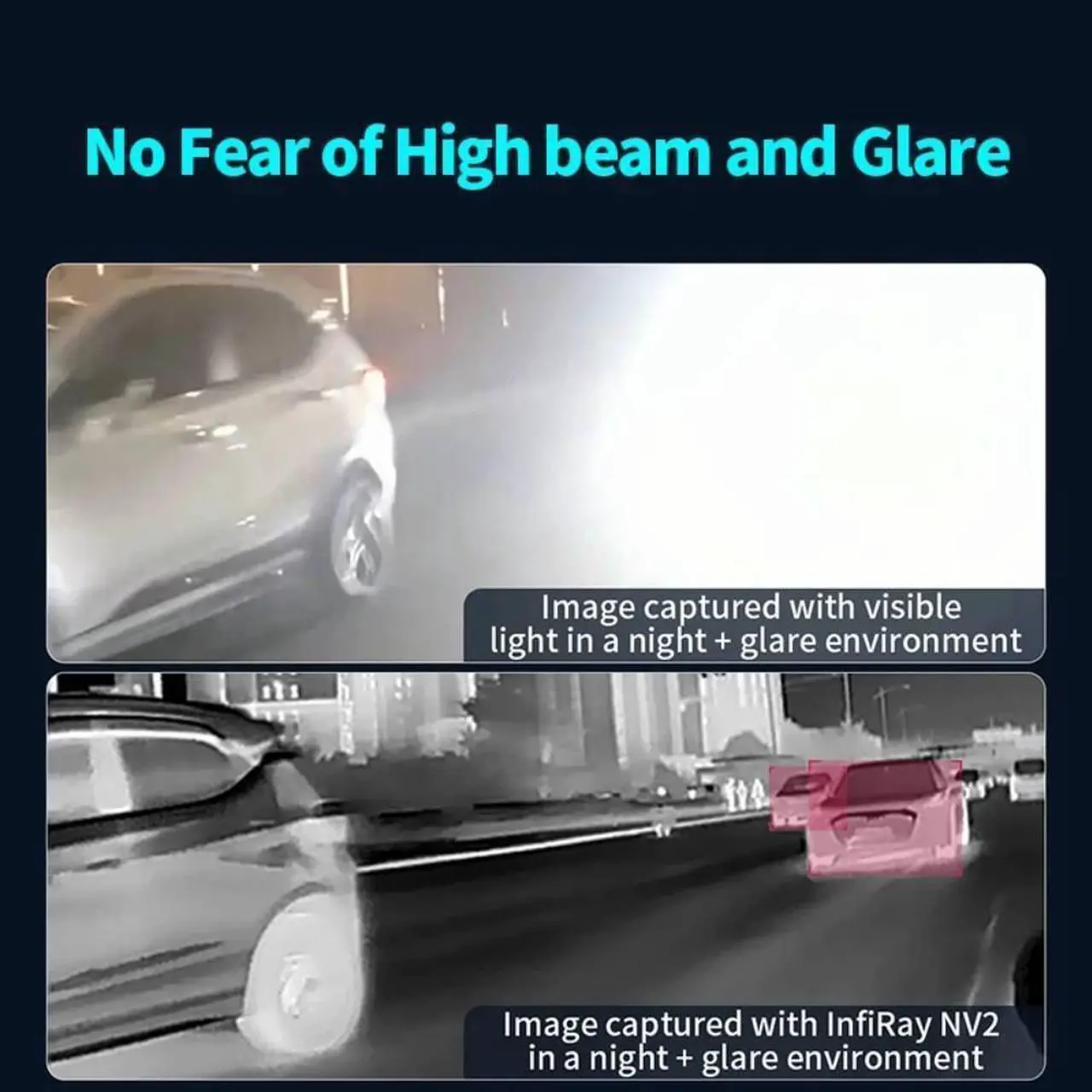 Alt view image 4 of 7 - InfiRay OEM NV2 Vehicle Mounted Thermal Imaging Camera for Car Night Vision Sight