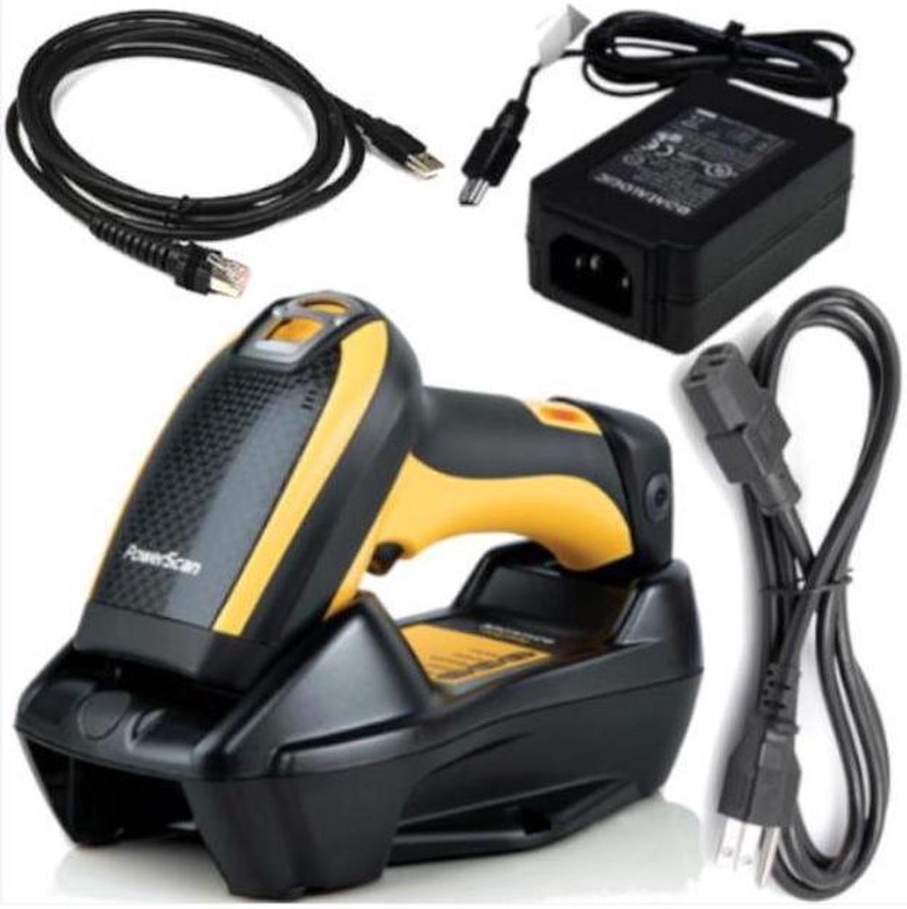 Alt view image 5 of 7 - Datalogic PowerScan PBT9501-RB - Cordless Barcode scanner, 2D Area Imager Omnidirectional, Rugged, Handheld, Bluetooth, Standard Range, Removable Battery