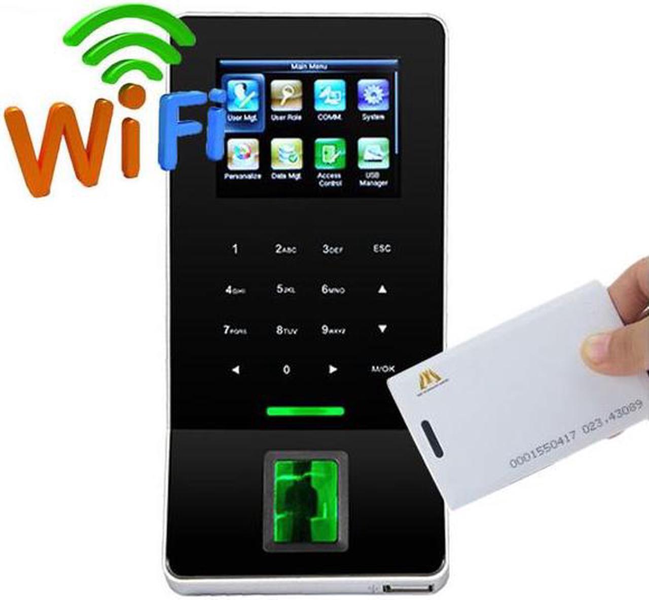 Main image of ZK F22 WIFI TCP/IP Time Clock Access System Control with EM ID Card Fingerprint  (F22+ID Module)