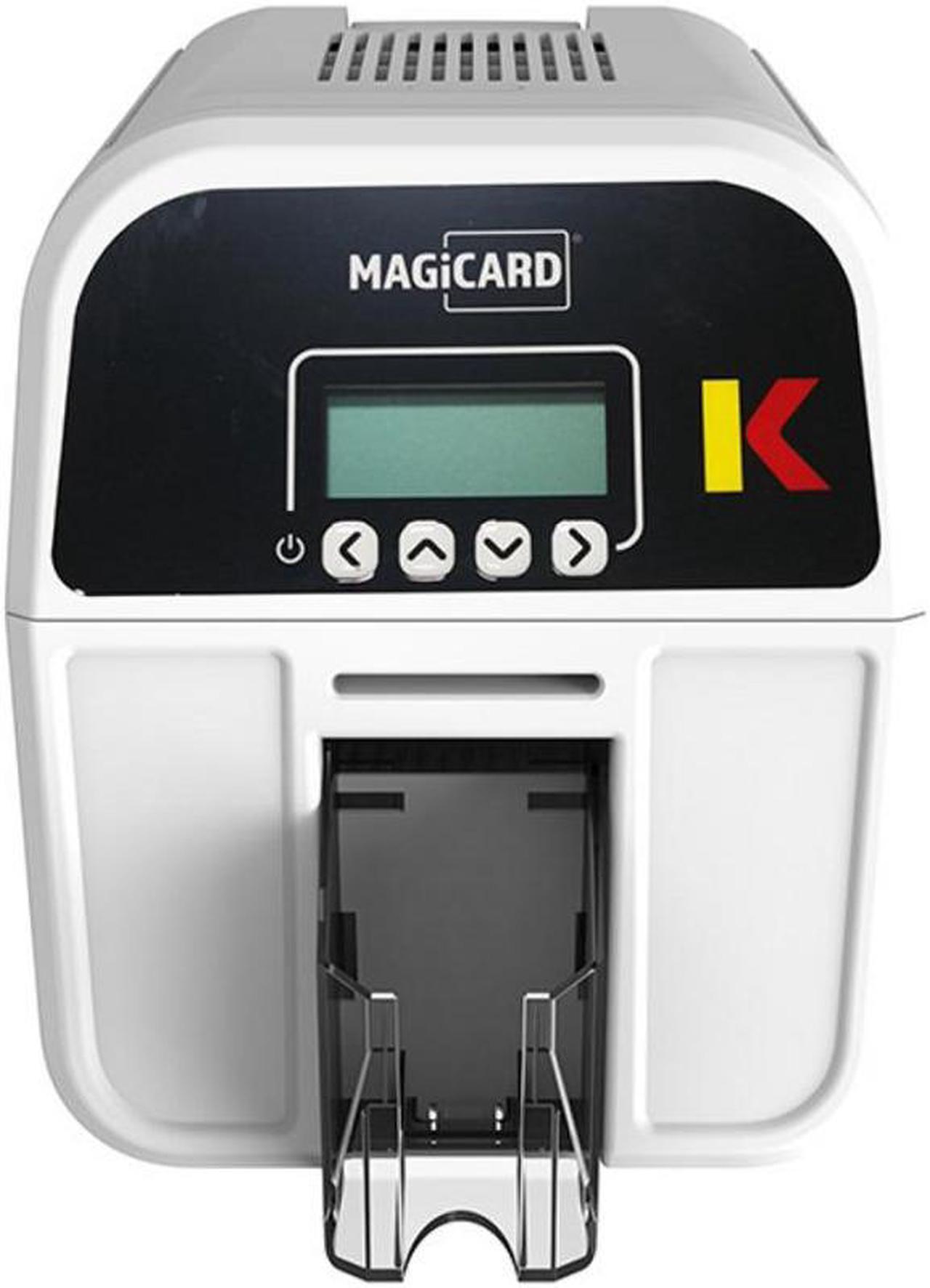 Alt view image 2 of 5 - Magicard K Dual Sided ID Card Printer 600DPI USB Ethernet Port with Power Supply
