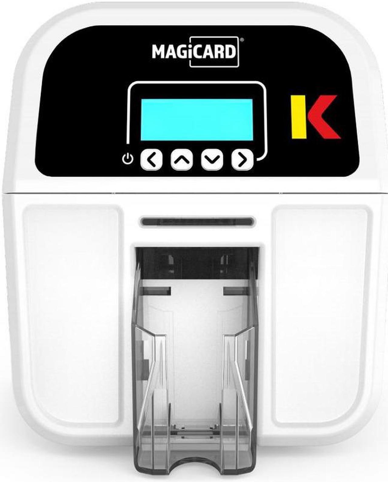 Alt view image 3 of 5 - Magicard K Dual Sided ID Card Printer 600DPI USB Ethernet Port with Power Supply