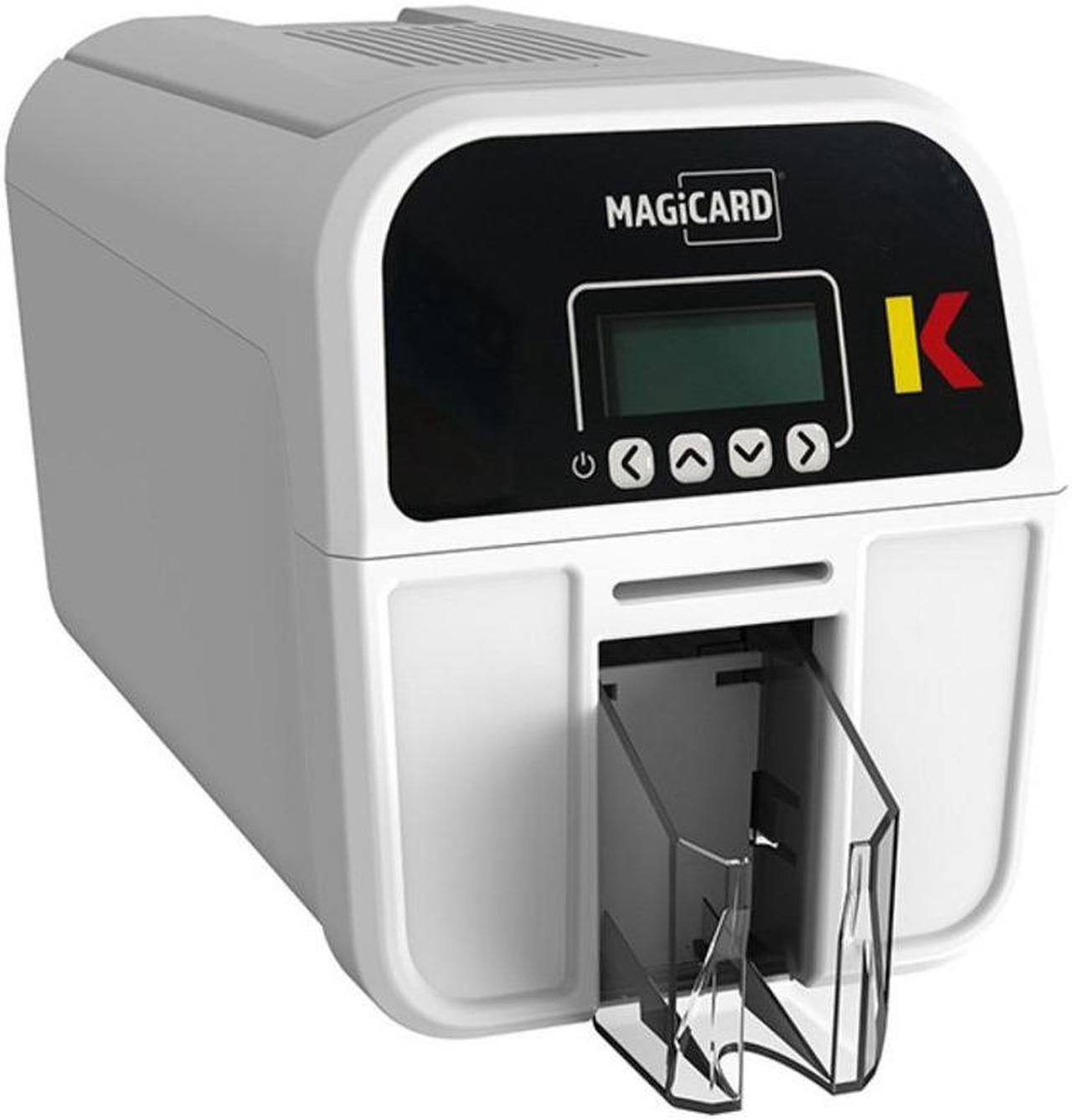 Alt view image 4 of 5 - Magicard K Dual Sided ID Card Printer 600DPI USB Ethernet Port with Power Supply