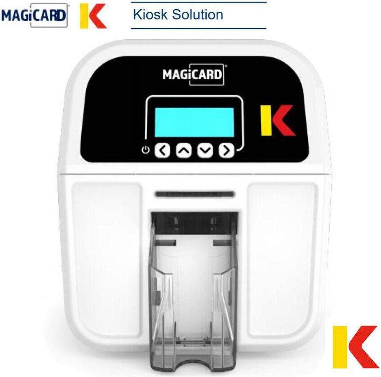 Alt view image 5 of 5 - Magicard K Dual Sided ID Card Printer 600DPI USB Ethernet Port with Power Supply