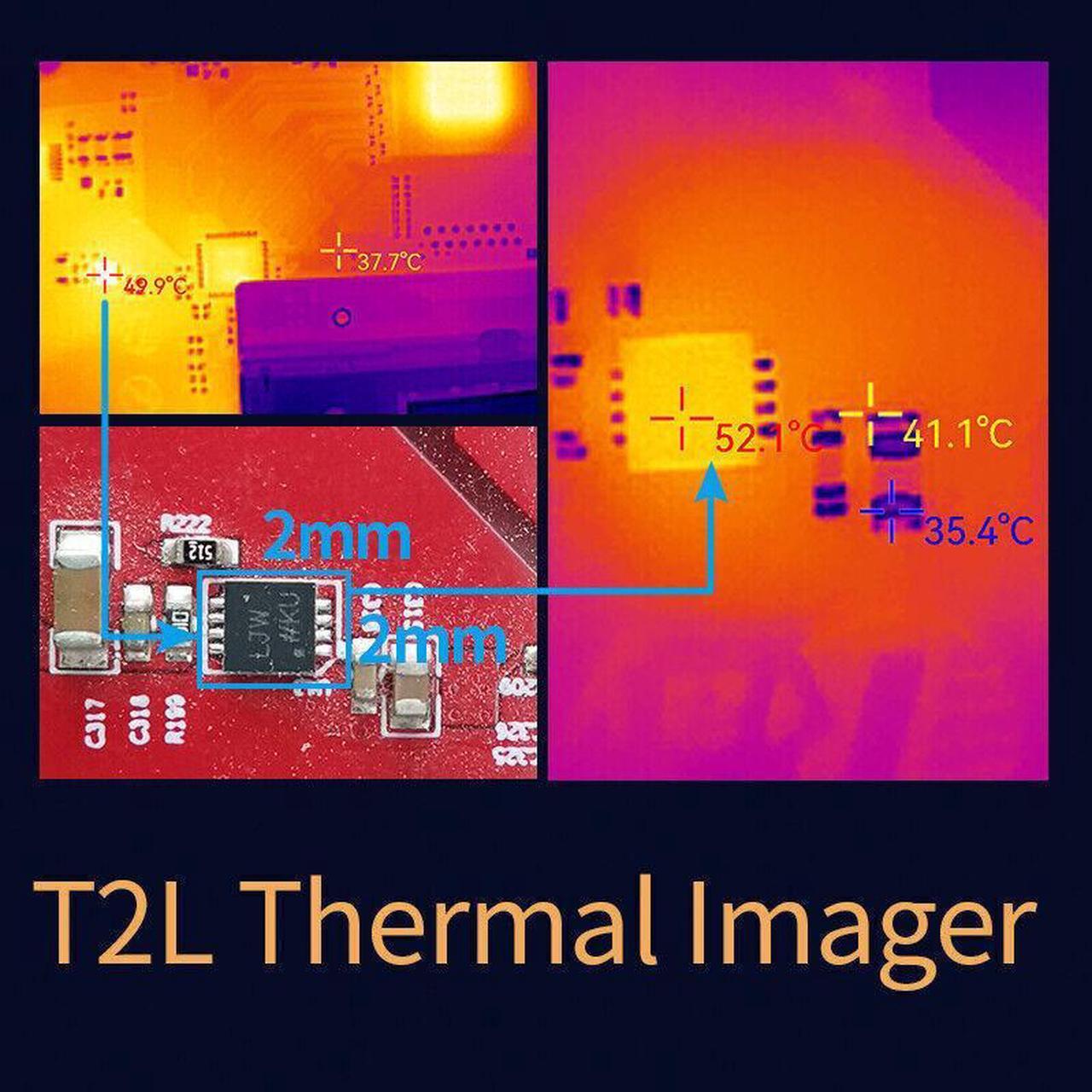 Alt view image 6 of 7 - InfiRay Thermal Imager T2L Night Vision Mobile Thermal Camera Android iOS for iPhone iOS
