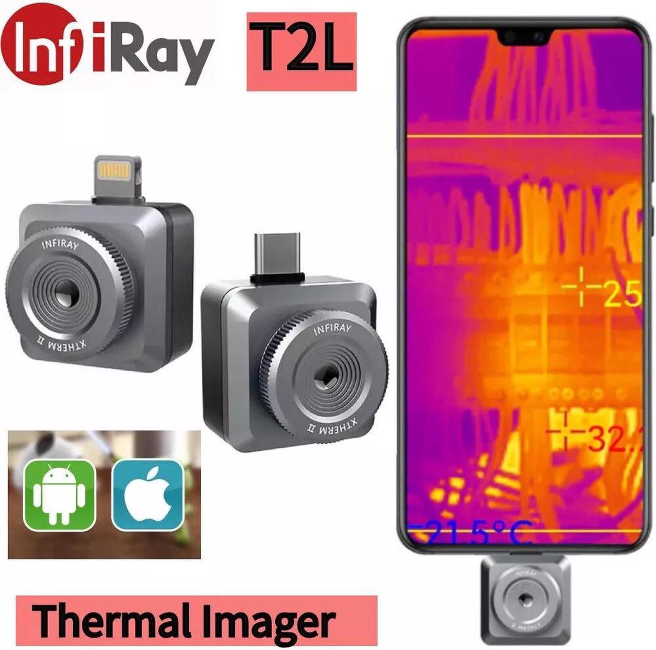 InfiRay T2L Thermal Imager PCB Circuit Fault Testing Tool Mobile Thermal Camera for iPhone iOS