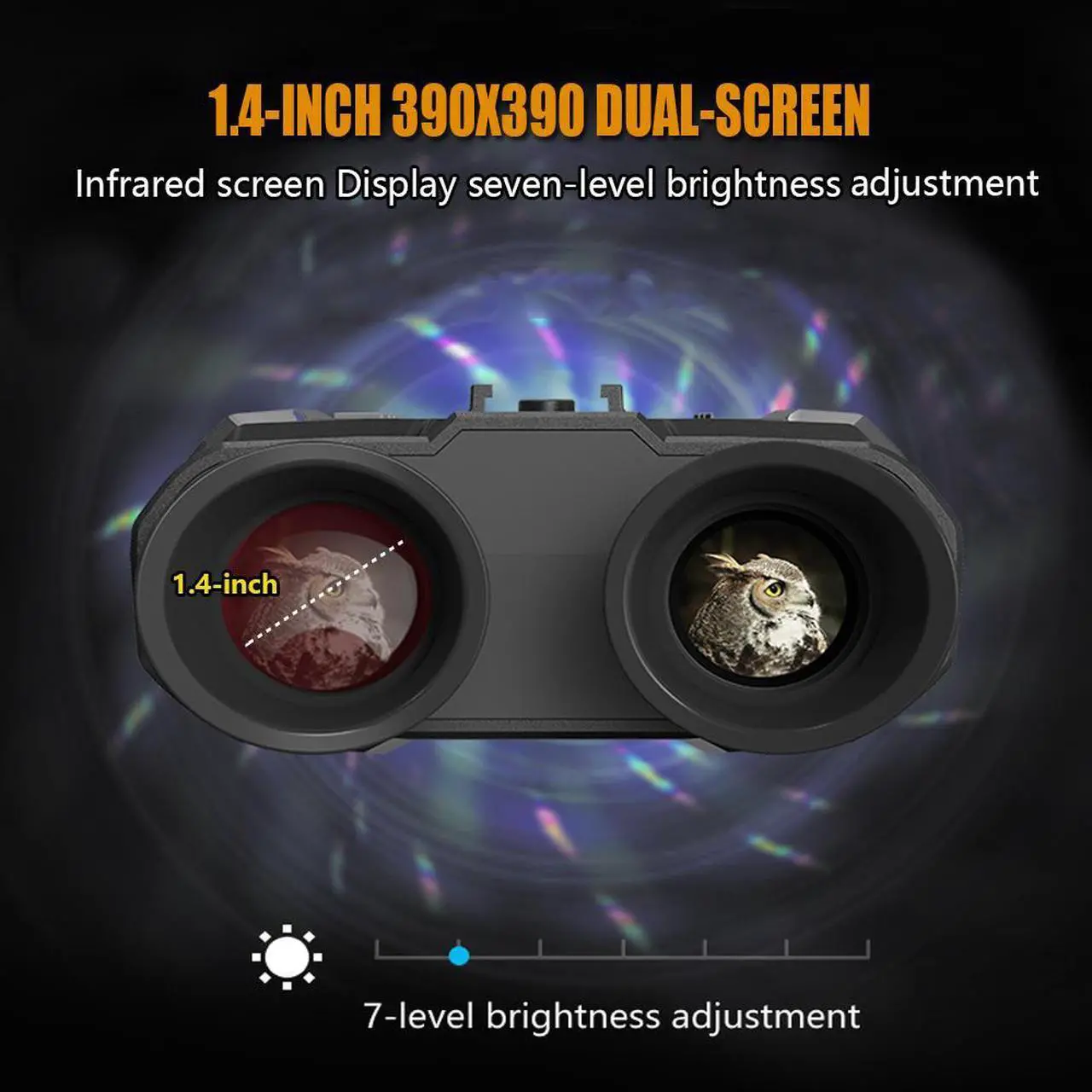 Alt view image 5 of 7 - NV8000 3D Night Vision Binoculars Goggles 1080P Head Mount Infrared Night Vision