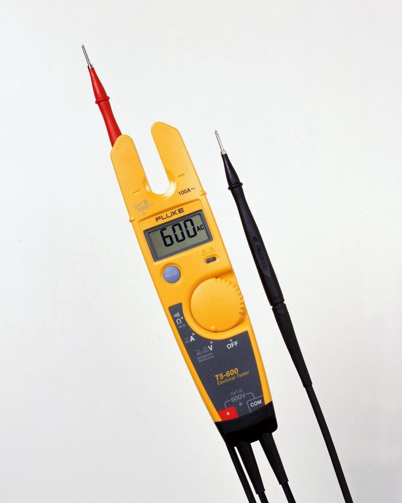 Alt view image 2 of 2 - FLUKE T5-600 Clamp Continuity Current Electrical Tester