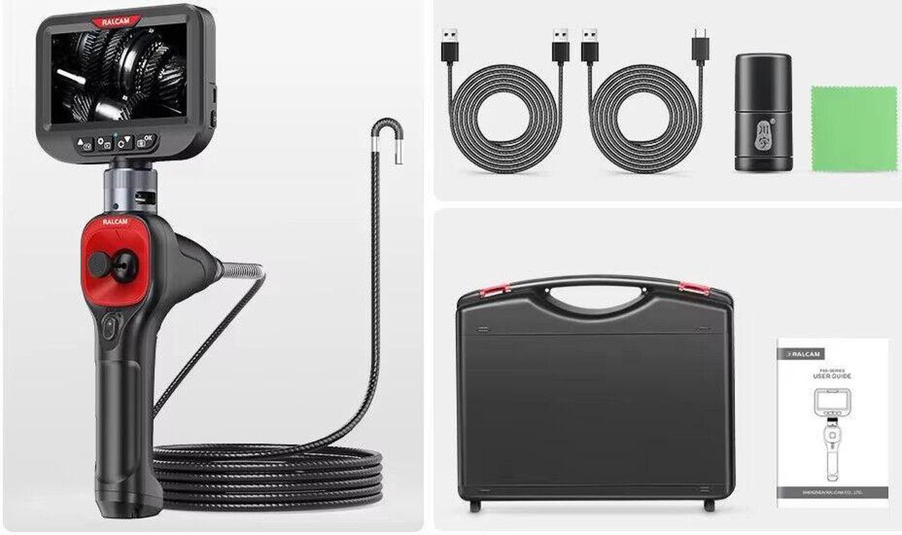 Alt view image 7 of 7 - Articulating Borescope 6.2mm 4 Ways IPS 4.3 inch Automotive Inspection Camera