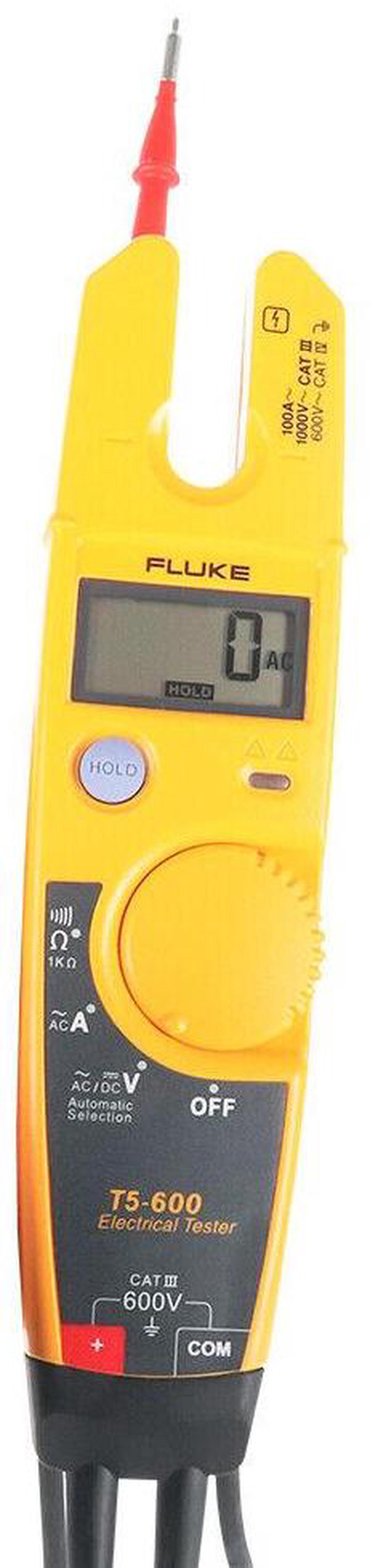 Alt view image 6 of 7 - Fluke Fluke-T5-600 Clamp Meter, Lcd, 100 A, 0.5 In (13 Mm) Jaw Capacity, Cat
