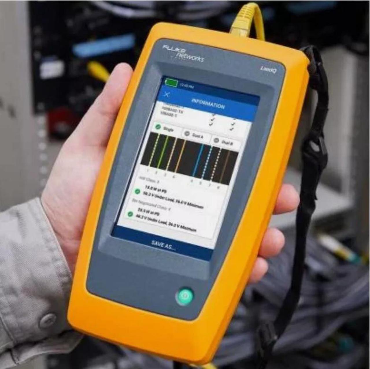 Alt view image 3 of 6 - Fluke Networks LIQ-KIT Cable Network Tester,Rj45,Network Cables