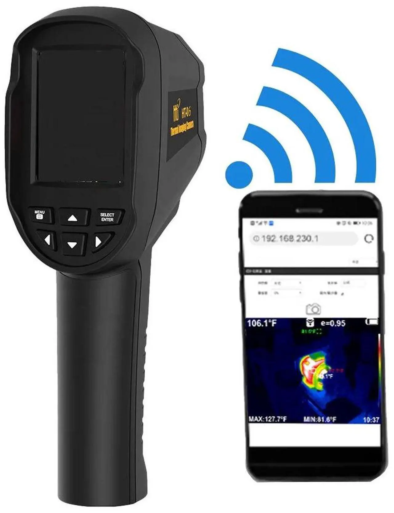Alt view image 5 of 7 - HT-06 Thermal Imager Handheld Thermal Camera Resolution 256*192