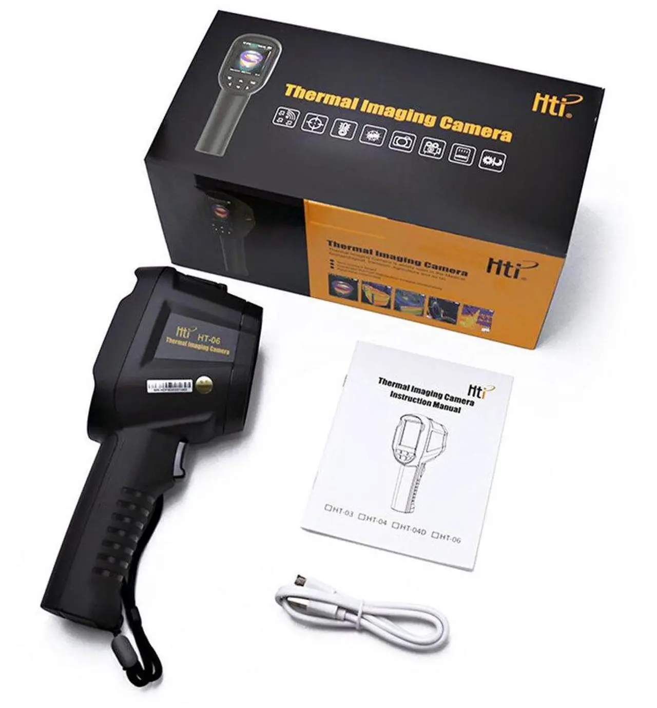 Alt view image 7 of 7 - HT-06 Thermal Imager Handheld Thermal Camera Resolution 256*192