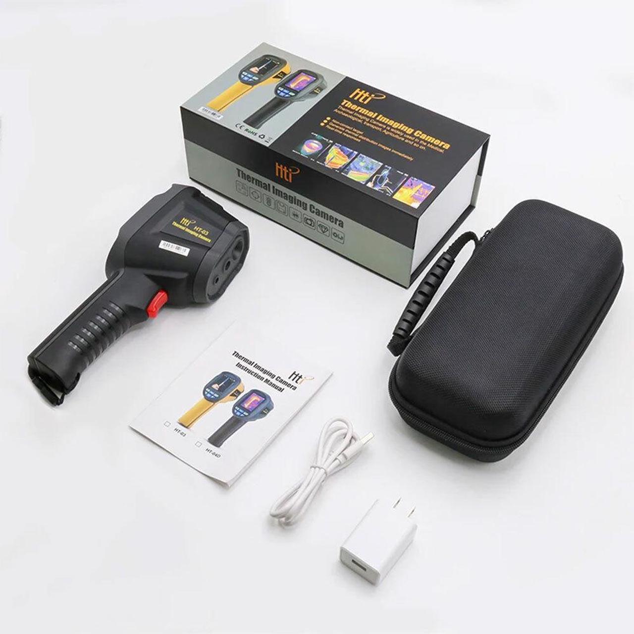 Alt view image 6 of 7 - HT-03 IR Infrared Thermal Imager & Visible Light Camera Digital Imaging 120x90