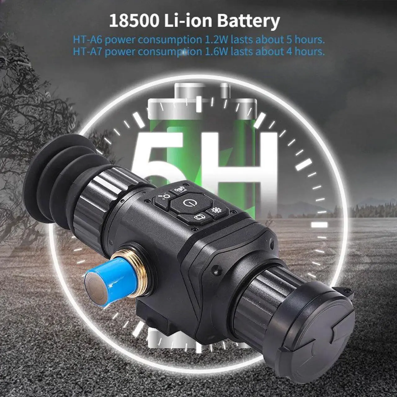 Alt view image 3 of 7 - HTI HT-A6 Outdoor Thermal Sight Monocular Outdoor Thermal Scope Telescope