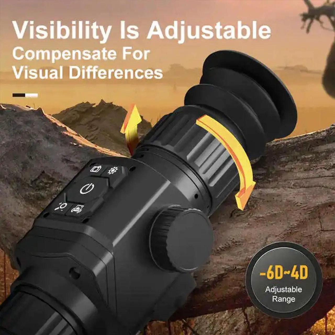 Alt view image 4 of 7 - HTI HT-A6 Outdoor Thermal Sight Monocular Outdoor Thermal Scope Telescope
