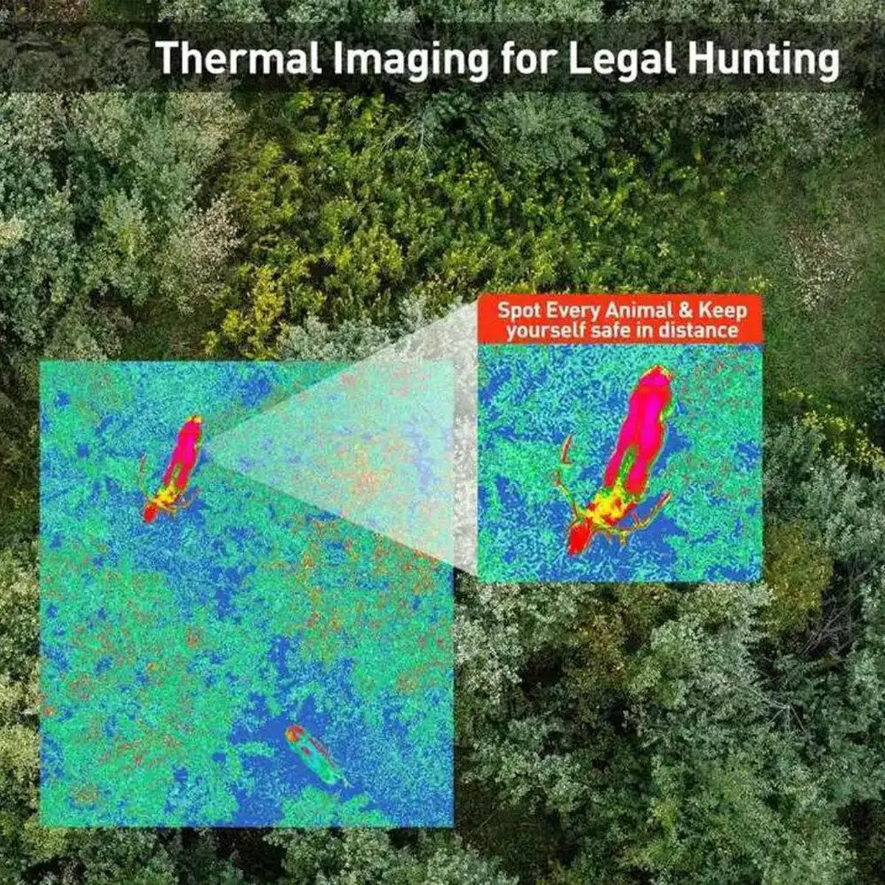 Alt view image 5 of 7 - HTI HT-A6 Outdoor Thermal Sight Monocular Outdoor Thermal Scope Telescope