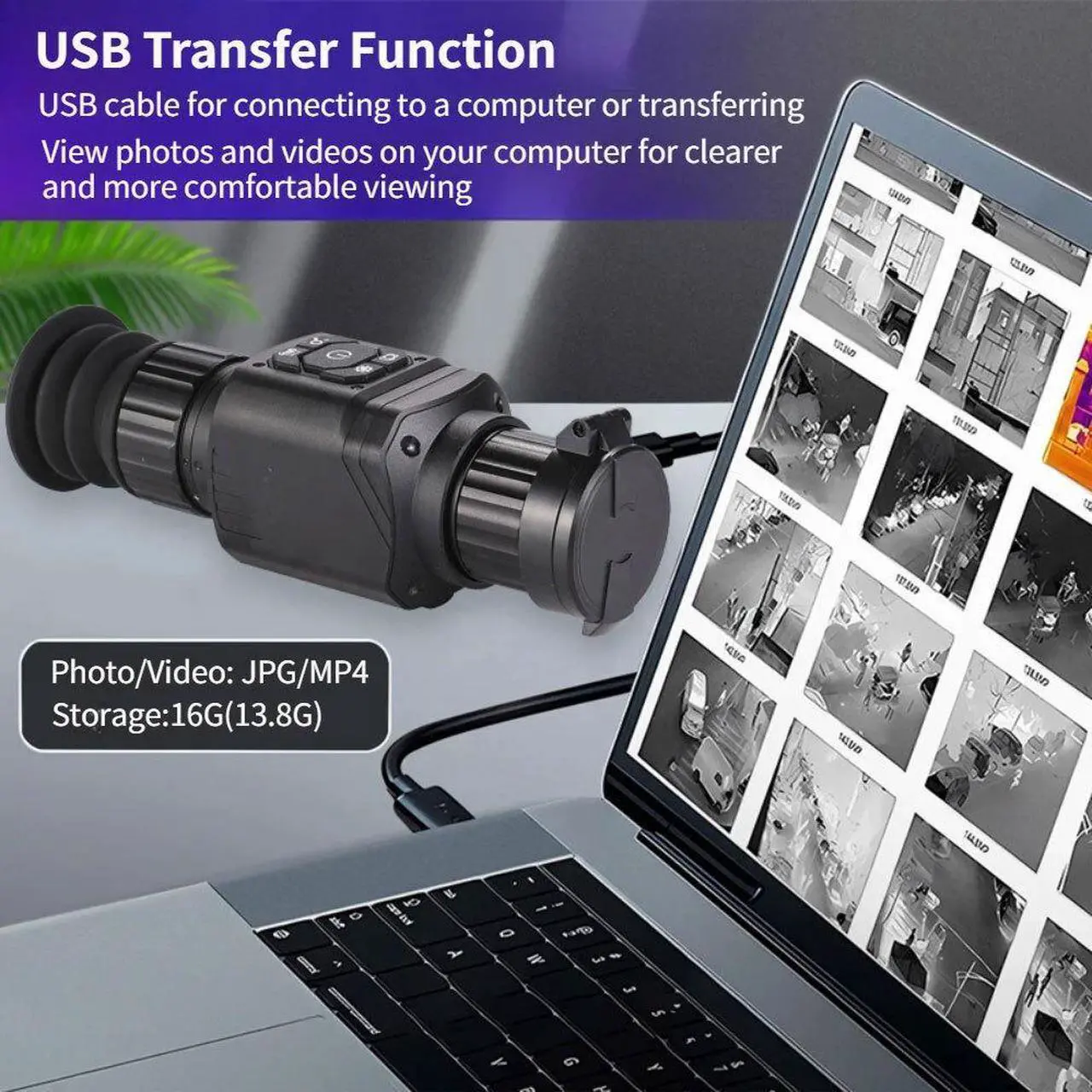Alt view image 7 of 7 - HTI HT-A7 35mm Outdoor Thermal Sight Monocular Outdoor Thermal Scope Telescope