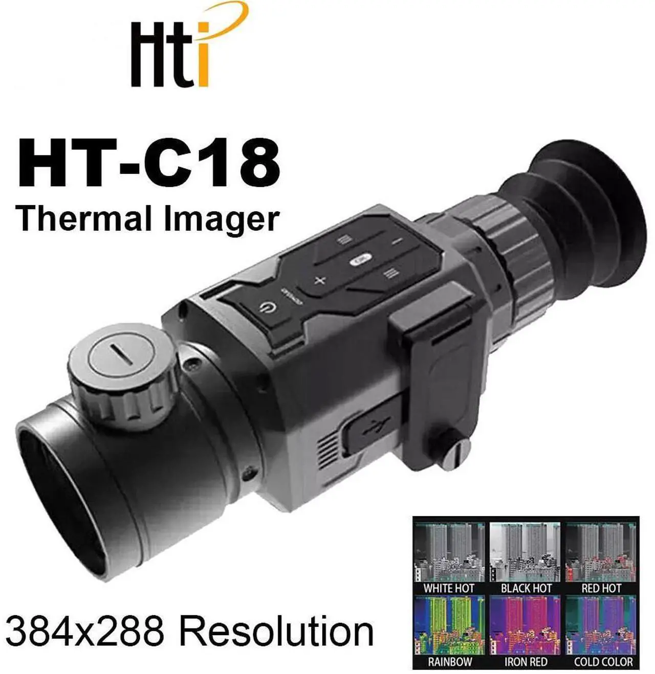 Main image of HT-C18 35mm Long Range Hunting Thermo Scope Camera 384x288 Thermal Imaging Monocular