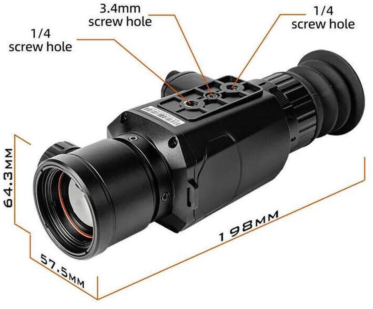 Alt view image 7 of 7 - Hti Ht-C19 35mm Thermal Scope Monocular IR Resolution 640X512 Hunting Thermal Imaging