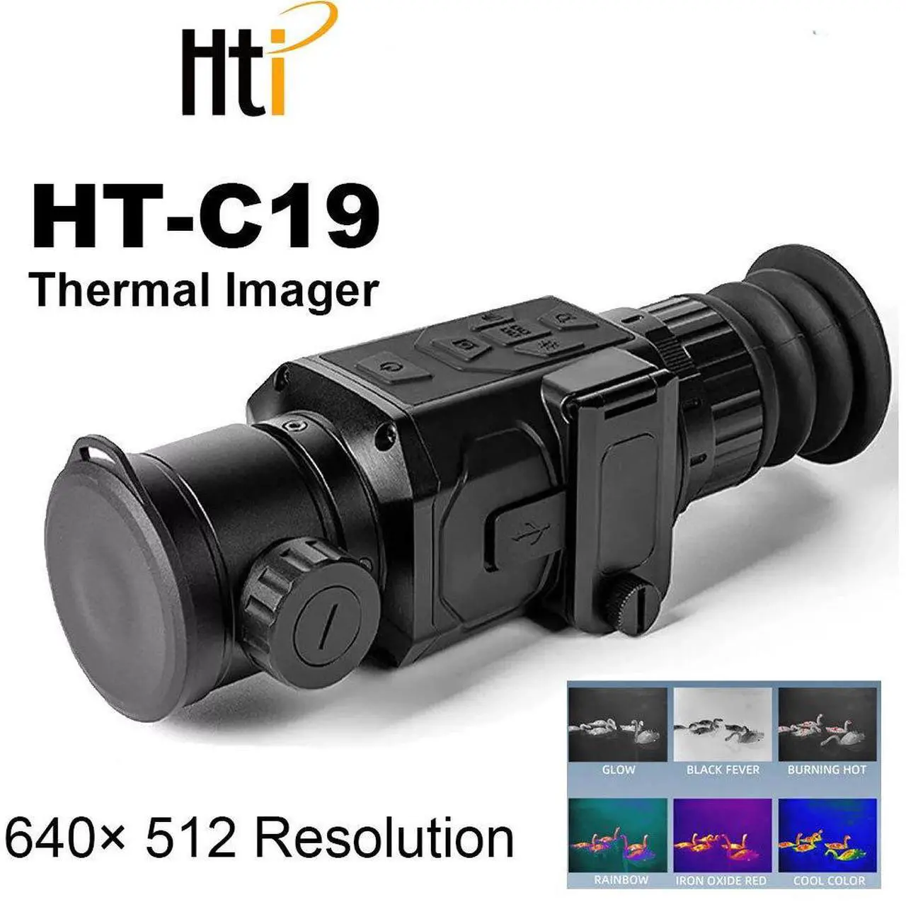 Main image of Ht-C19 35mm Thermal Scope Monocular Resolution 640X512 Hunting Thermal Imaging Camera