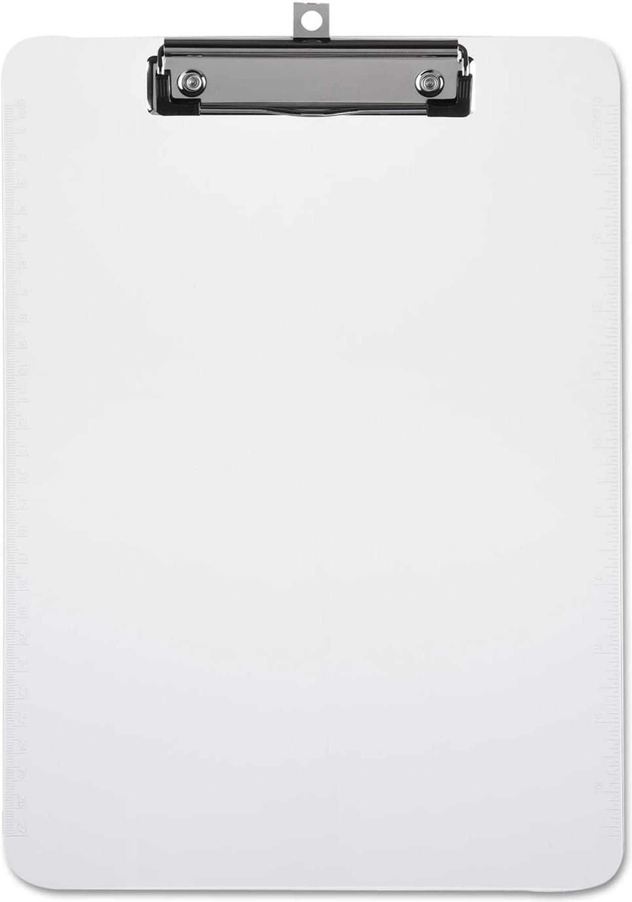 Alt view image 3 of 3 - General Supply 40310 Plastic Clipboard With Low Profile Clip 1/2 Inch Capacity, Holds 8 1/2 X 11, Clear