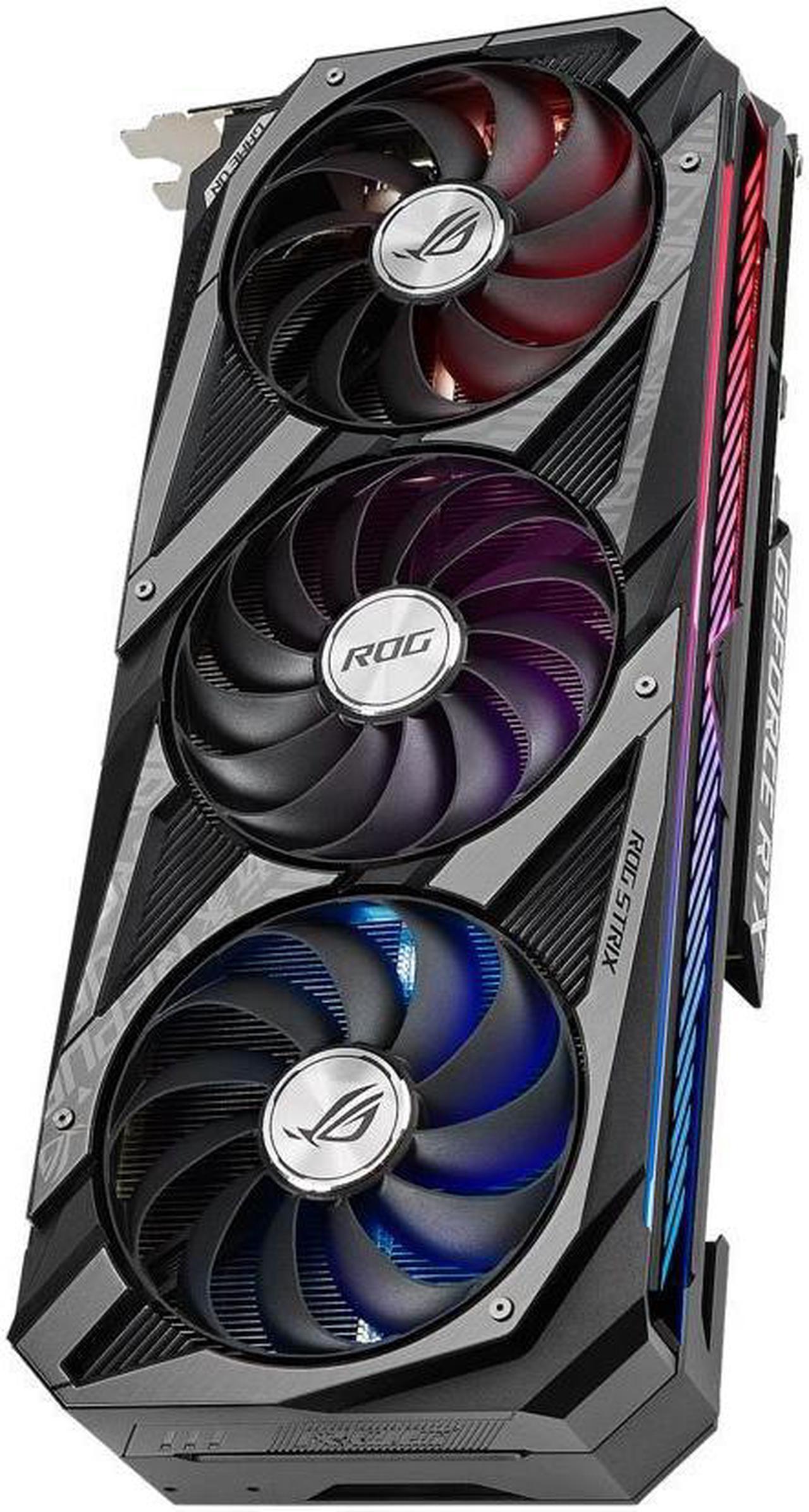 Alt view image 7 of 14 - ASUS ROG STRIX GeForce RTX 3060 Ti 8GB GDDR6 PCI Express 4.0 Video Card ROG-STRIX-RTX3060TI-O8G-GAMING