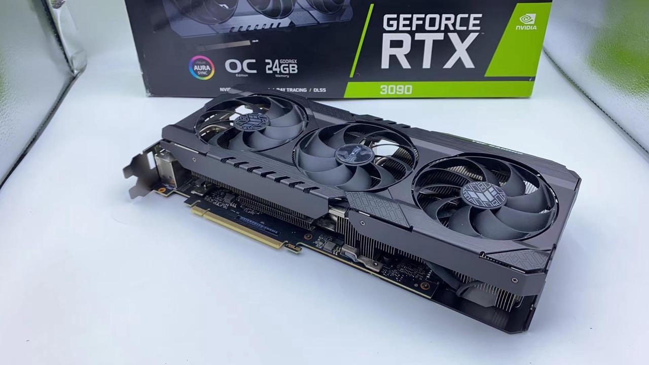 Alt view image 3 of 13 - ASUS TUF Gaming GeForce RTX 3090 24GB GDDR6X PCI Express 4.0 x16 SLI Support Video Card TUF-RTX3090-O24G-GAMING