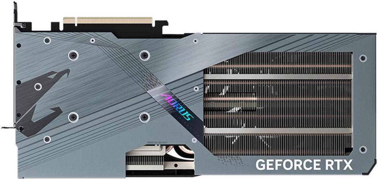 Alt view image 3 of 7 - GIGABYTE AORUS GeForce RTX 4070 Ti MASTER 12G Graphics Card, 3x WINDFORCE Fans, 12GB 192-bit GDDR6X, GV-N407TAORUS M-12GD Video Card