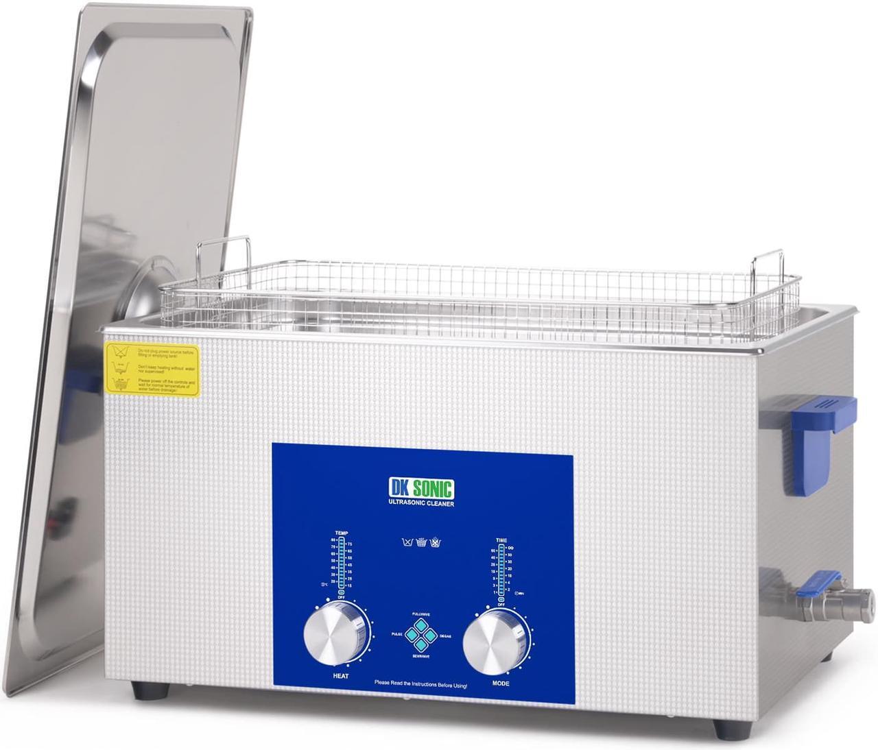 Main image of DK SONIC Ultrasonic Cleaner - Ultrasonic Carburetor Cleaner,Sonic Cleaner,Ultrasound Gun,Lab Tool,Carburetor,Engine Parts Cleaning Machine with Encoded Timer and Heater(5.81Gal-22L)