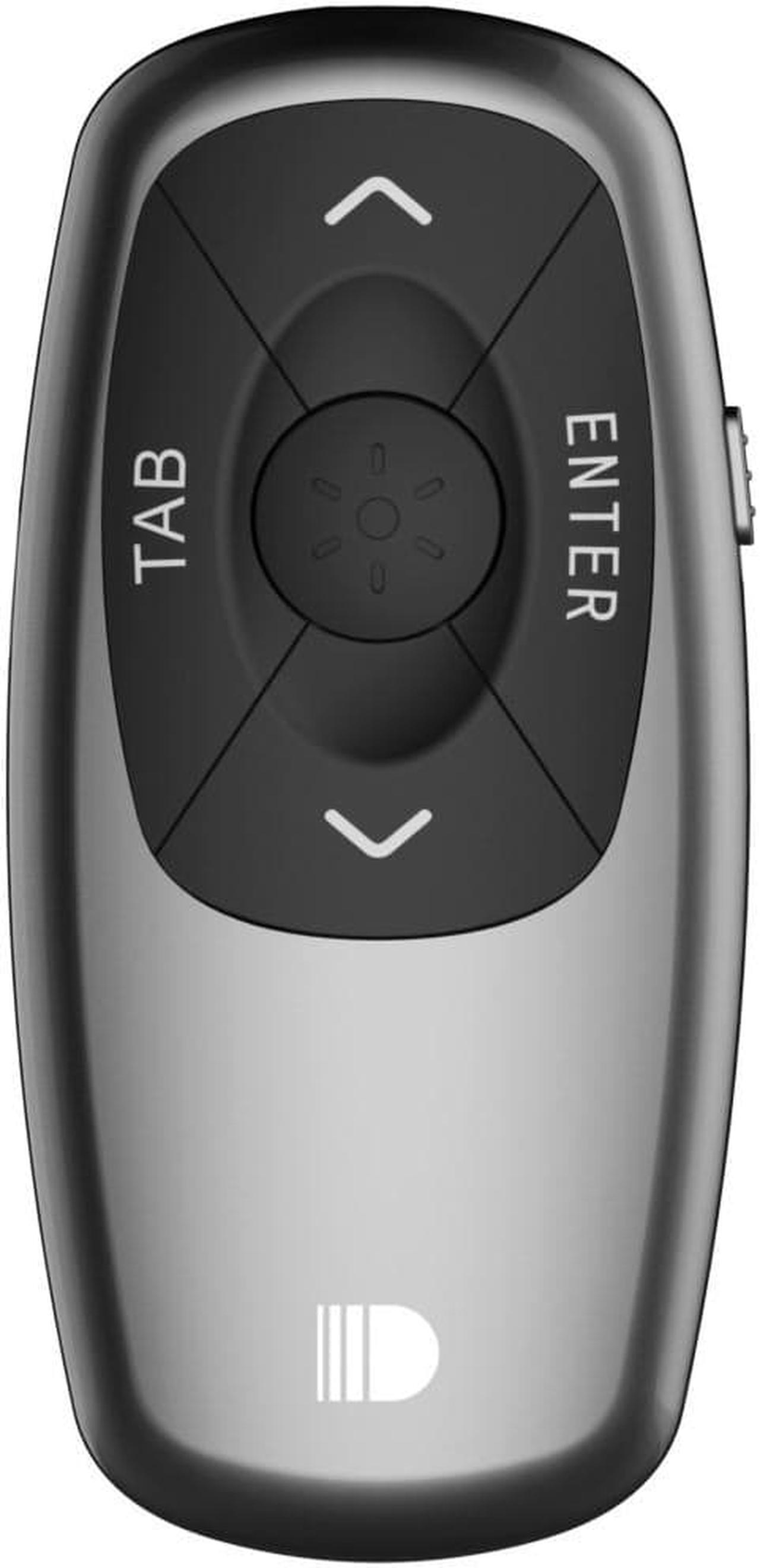 Main image of Portable Mini Black Wireless Presenter Doosl Wireless Laser Presenter Rechargeable Powerpoint Presentation Remote Control Pen