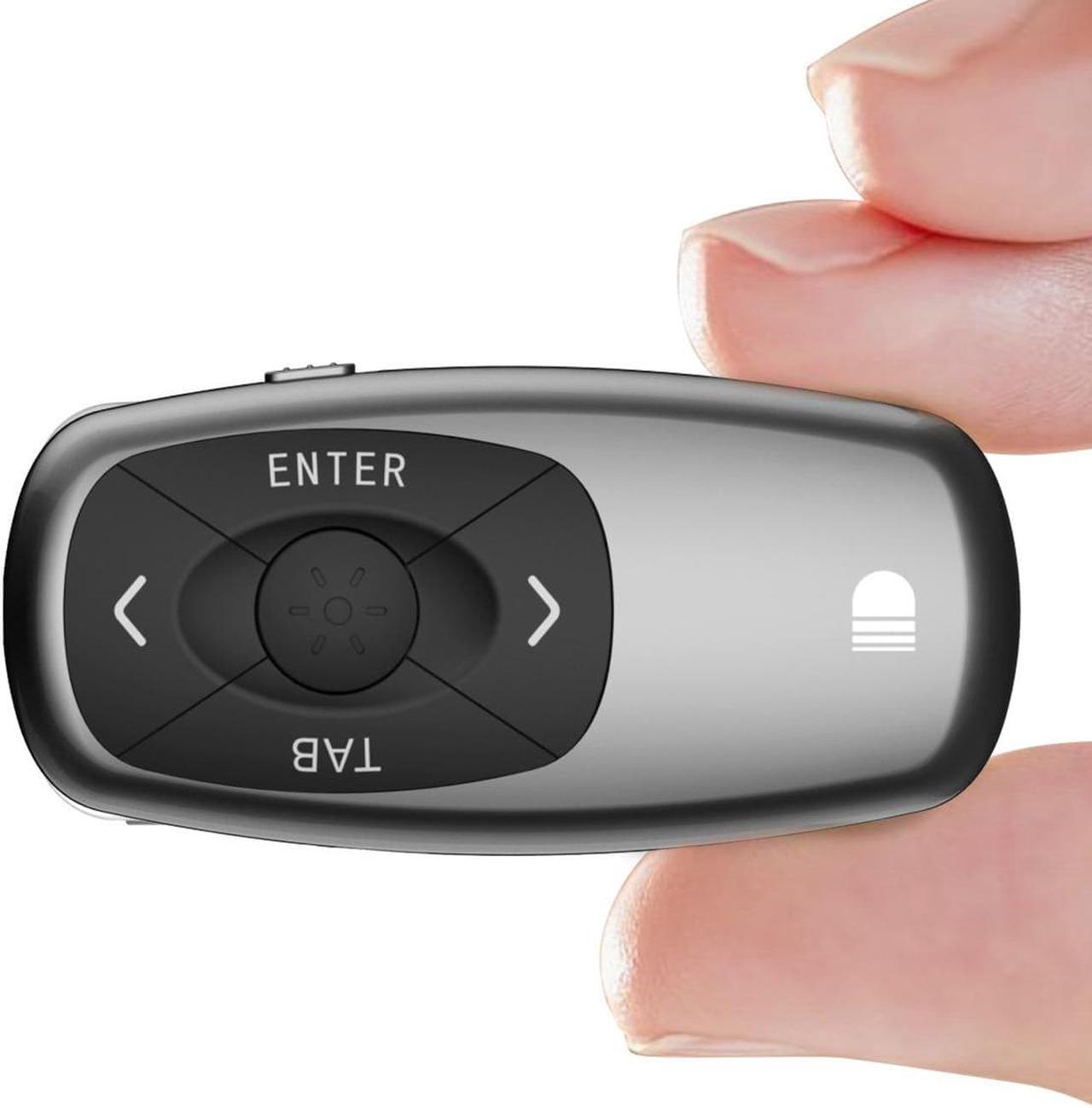 Alt view image 2 of 7 - Portable Mini Black Wireless Presenter Doosl Wireless Laser Presenter Rechargeable Powerpoint Presentation Remote Control Pen