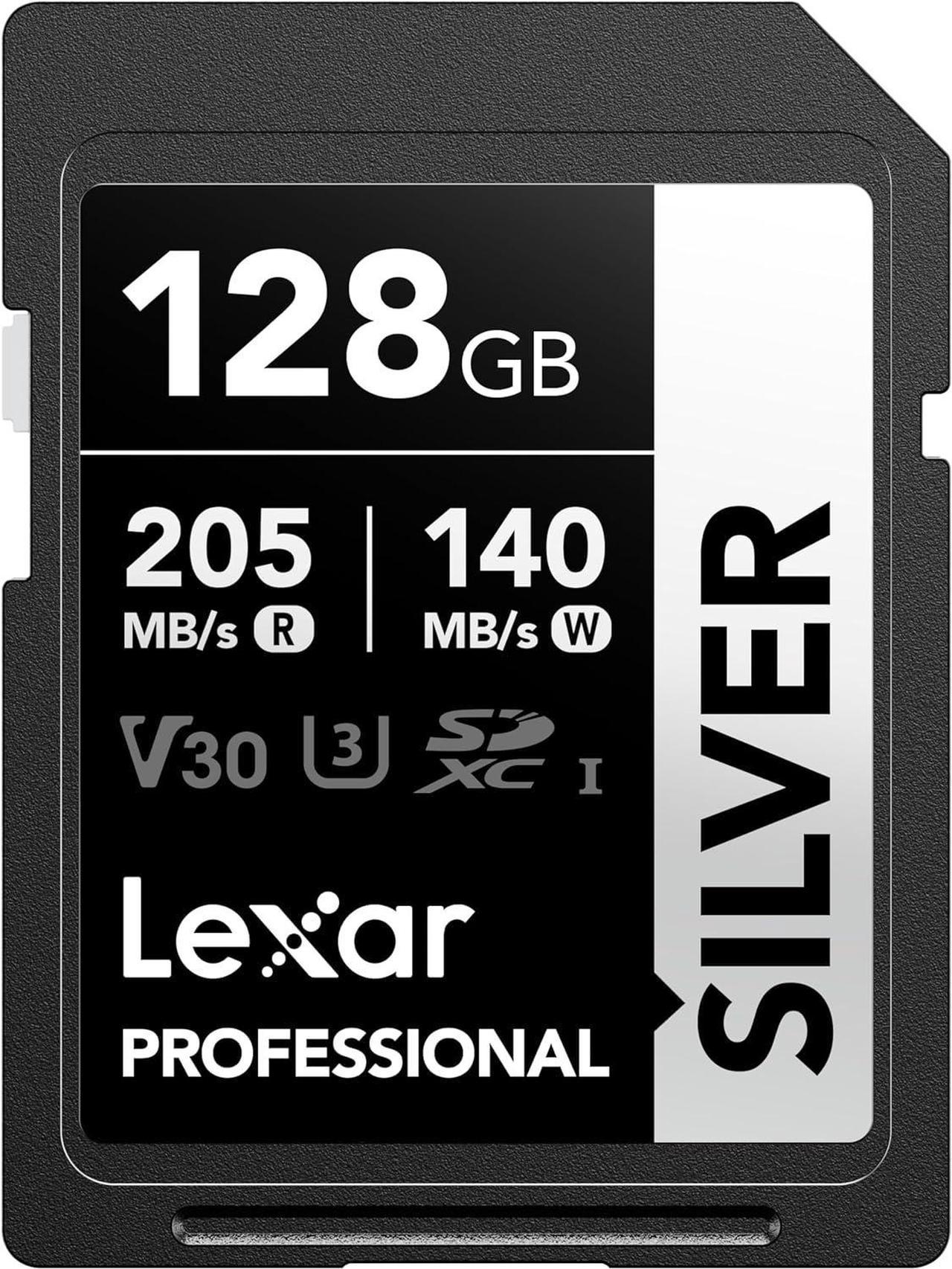 Lexar SD Professional SILVER UHS-I Memory Card 128GB