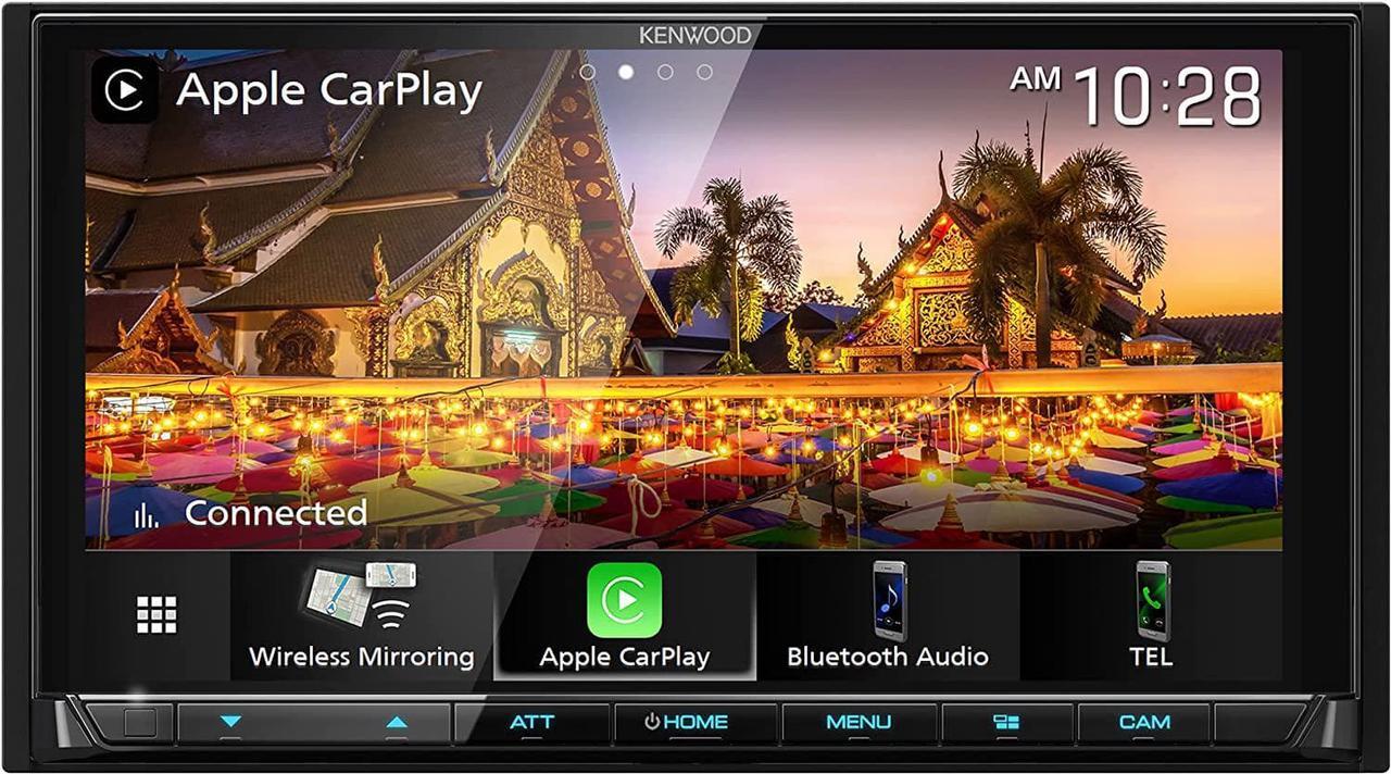Alt view image 4 of 12 - Kenwood DMX958XR eXcelon 2-DIN Wireless CarPlay/AA Receiver+ CMOS-740HD Camera
