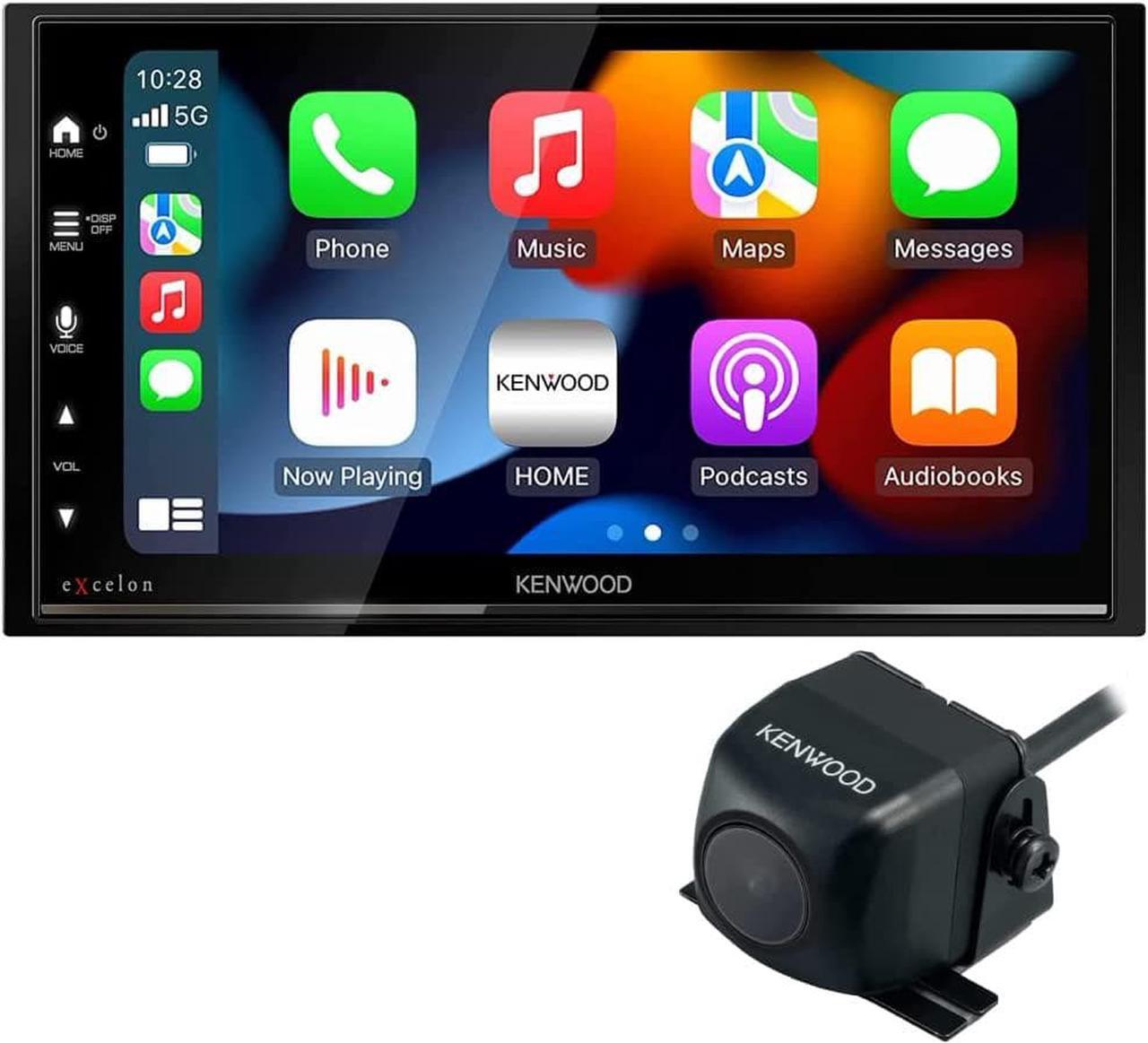 Main image of Kenwood eXcelon DMX709S 2-DIN Car Stereo, Apple CarPlay/Android Auto, SXM Ready