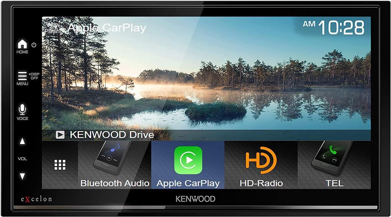 Alt view image 5 of 12 - Kenwood eXcelon DMX709S 2-DIN Car Stereo, Apple CarPlay/Android Auto, SXM Ready