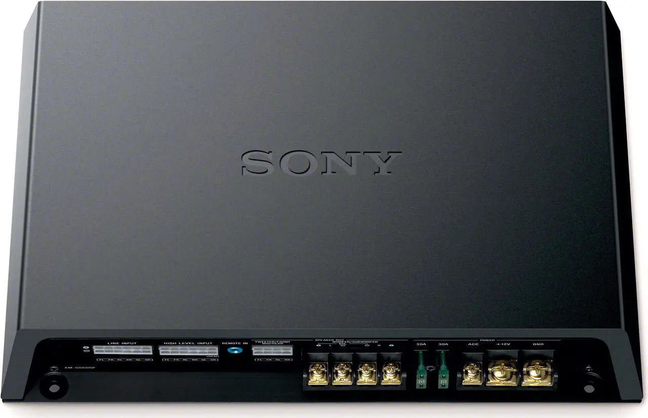 Alt view image 10 of 16 - Sony XMGS6DSP 6/5 Channel Class D Bluetooth Car Audio Stereo Amplifier, Black