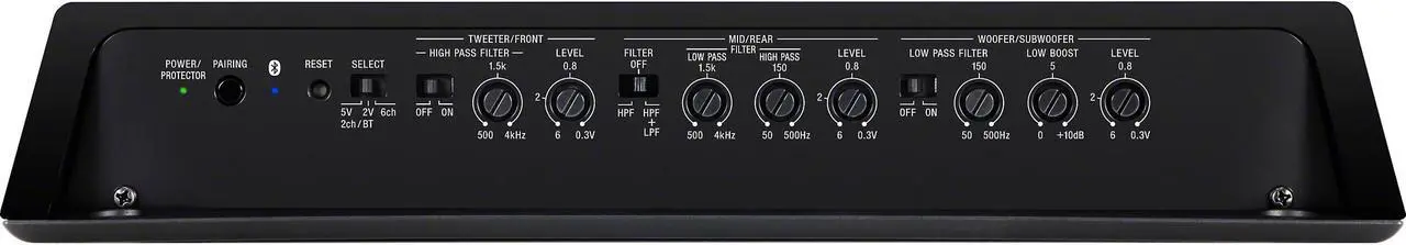 Alt view image 12 of 16 - Sony XMGS6DSP 6/5 Channel Class D Bluetooth Car Audio Stereo Amplifier, Black