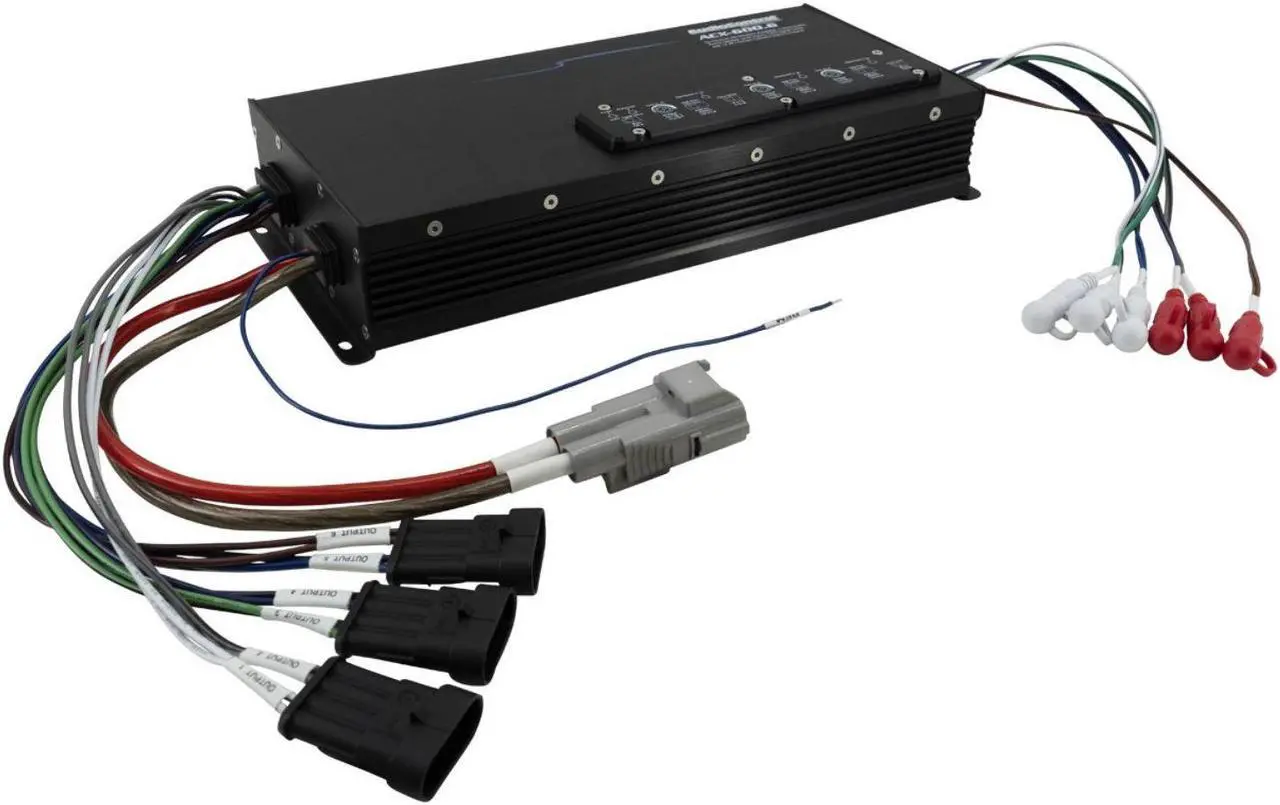 Alt view image 7 of 10 - AudioControl ACX-600.6 All Weather 6-Channel Powersports Amplifier 600W IPX6 Amp
