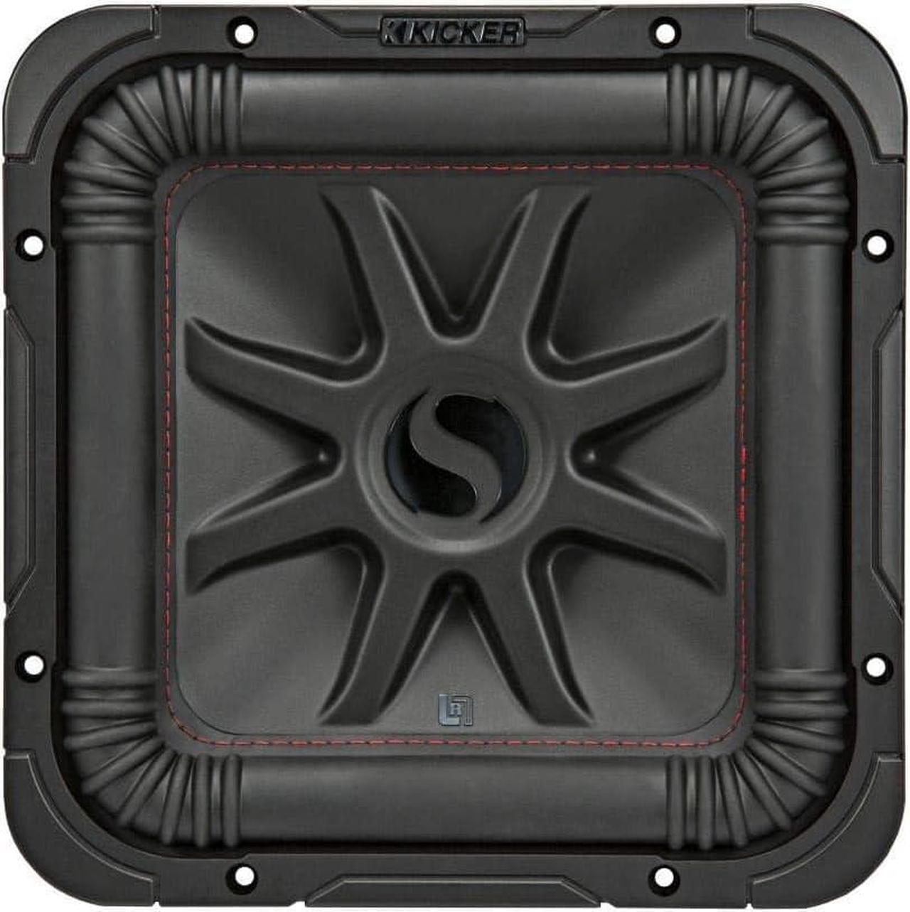 Alt view image 4 of 7 - Kicker 45L7R104 10" Car Audio Subwoofer, Solo-Baric DVC 4 Ohm 1000 W Square Sub