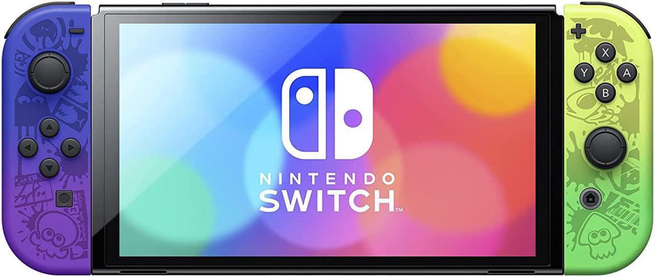 Alt view image 3 of 14 - Nintendo Switch  OLED Model Splatoon 3 Special Edition